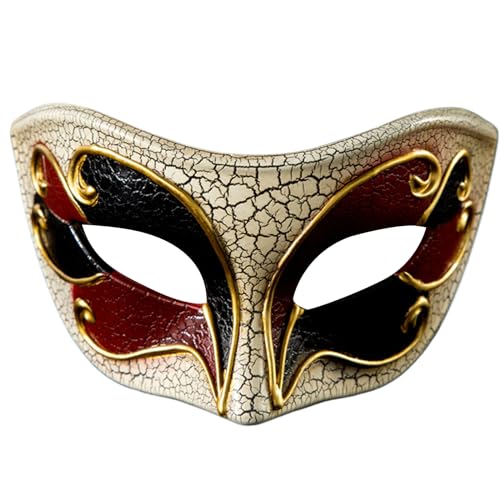Zxfdsfdbnm Masquerade Maske Halloween Eyemask Cosplay Kostüm Halbmaske Masquerade Kostümzucht Für Die Halloween Karnevalsparty von Zxfdsfdbnm