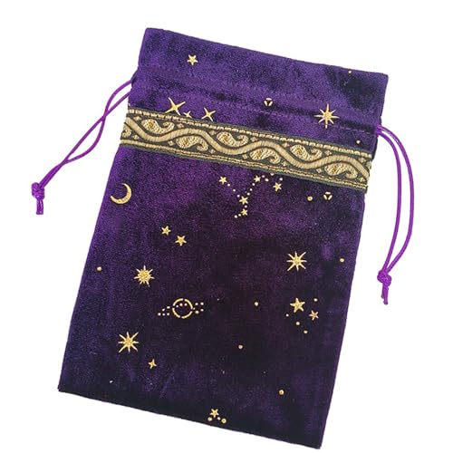 Zxfdsfdbnm Tarot Oracles Karten Aufbewahrungstasche Schmuck Schmuck Beutel Flanell Draw Strings Bag Göttlichkeit Accessoire Für Tarot Enthusiasten von Zxfdsfdbnm