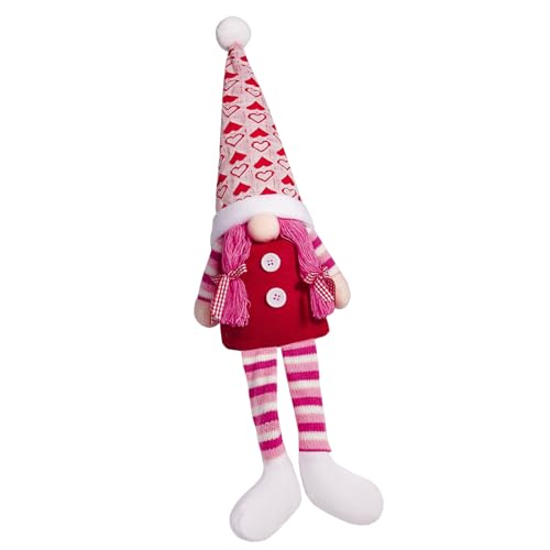 Zxfdsfdbnm Valentinstag Decors Stoffgnomes Plüsch Puppen Beine Skandinavische Tomtes Tabletop Orumament Hochzeit Geschenk von Zxfdsfdbnm