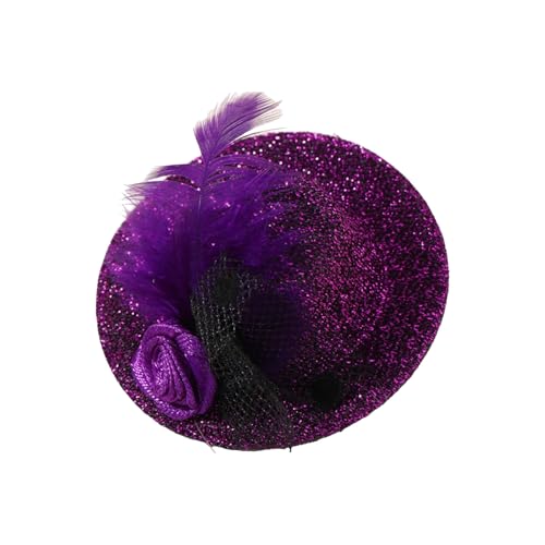 Zxfdsfdbnm Victorian Themeed Party Fascinator Hüte Für Mädchen Und Frauen Clip Auf Haarbörsen Kostüm Haarnadelhaare Erklärungen von Zxfdsfdbnm
