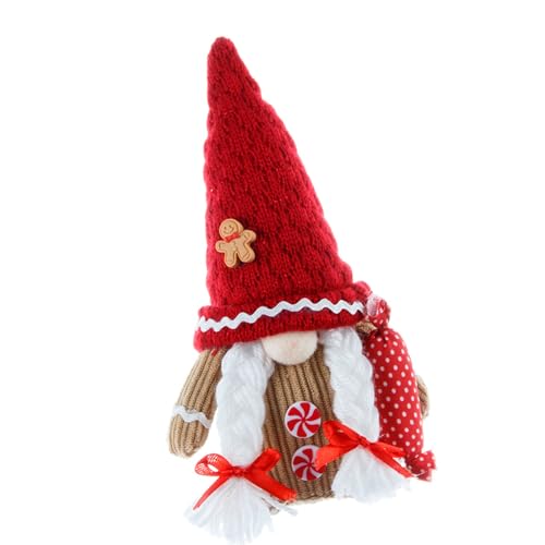 Zxfdsfdbnm Weihnachtliche Lebkuchenmann-Zwerge, Plüschpuppen, Verzierung, handgefertigt, Festival-Puppen für Feiertage, Tischdekorationen Zxfdsfdbnm Weihnachtliche Lebkuchenmann-Zwerge, Plüschpuppen, Verzierung, handgefertigt, Festival-Puppen für Feiertage, Tischdekorationen von Zxfdsfdbnm