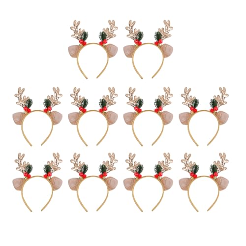 Zxfdsfdbnm Weihnachts-Rentiergeweih-Stirnbänder, Party-Highlight, Rentiergeweih, Stirnbänder mit Pailletten und Glocken für jeden Anlass Zxfdsfdbnm Weihnachts-Rentiergeweih-Stirnbänder, Party-Highlight, Rentiergeweih, Stirnbänder mit Pailletten und Glocken für jeden Anlass von Zxfdsfdbnm