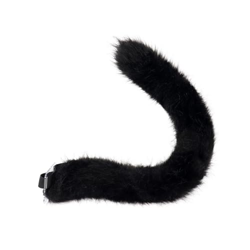 Zxfdsfdbnm Wolf Katzen Füchse Schwanz Katzen Ohren Stirnbänder Halloween Weihnachten Party Kostüm Spielzeug Frau Mann Cosplay von Zxfdsfdbnm