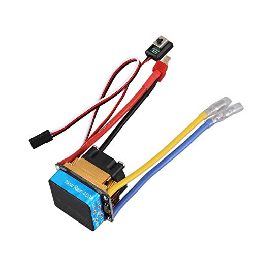 Zyeatary 480A GebüRsteter ESC-Einzelmotor mit LüFter Wasserdicht 2-4S 3 5V / 3A BEC für RC-Cars Zyeatary 480A GebüRsteter ESC-Einzelmotor mit LüFter Wasserdicht 2-4S 3 5V / 3A BEC für RC-Cars von Zyeatary