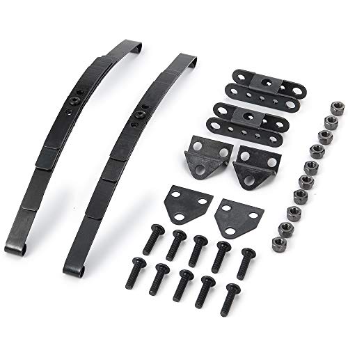 Zyeatary Harte Blatt AufhäNgung für 1:10 RC Rock Crawler D90 Axial SCX10, Schwarz Zyeatary Harte Blatt AufhäNgung für 1:10 RC Rock Crawler D90 Axial SCX10, Schwarz von Zyeatary