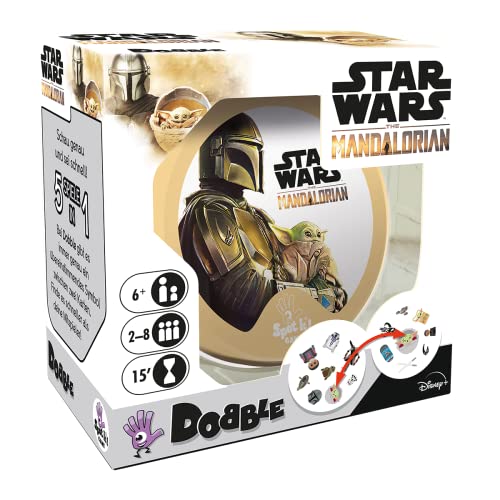 Zygomatic, Dobble Star Wars: The Mandalorian, Familienspiel, Kartenspiel, 2-8 Spieler, Ab 6+ Jahren, 15+ Minuten, Deutsch Zygomatic, Dobble Star Wars: The Mandalorian, Familienspiel, Kartenspiel, 2-8 Spieler, Ab 6+ Jahren, 15+ Minuten, Deutsch von Zygomatic