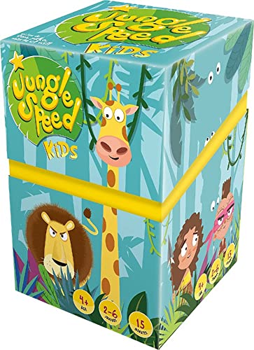 Asmodee Zygomatic Jungle Speed Kids, Action- und Reflex-Brettspiel für Kinder, ab 4 Jahren, 2 bis 6 Spieler, 15 Minuten pro Spiel, Spanisch von Asmodee