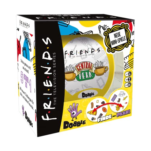 Zygomatic, Dobble Friends, Familienspiel, Kartenspiel, 2-6 Spieler, Ab 6+ Jahren, 15+ Minuten, Deutsch von Asmodee