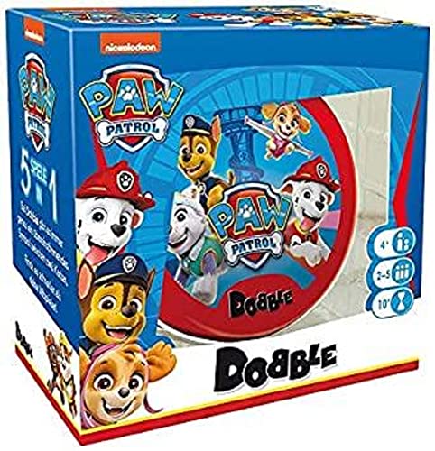 Zygomatic | Dobble Paw Patrol | Kinderspiel | Kartenspiel | 2-5 Spieler | Ab 4+ Jahren | 10+ Minuten | Deutsch von Asmodee