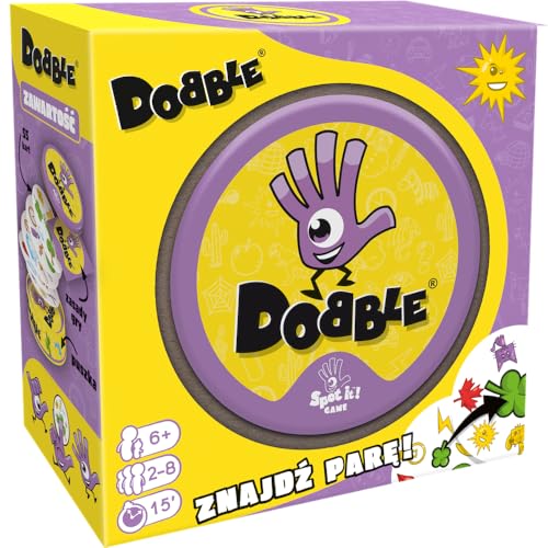 Rebel | Dobble (neue polnische Ausgabe) | Familienspiel | Für Kinder und Erwachsene | Party | Alter 6+ von Zygomatic