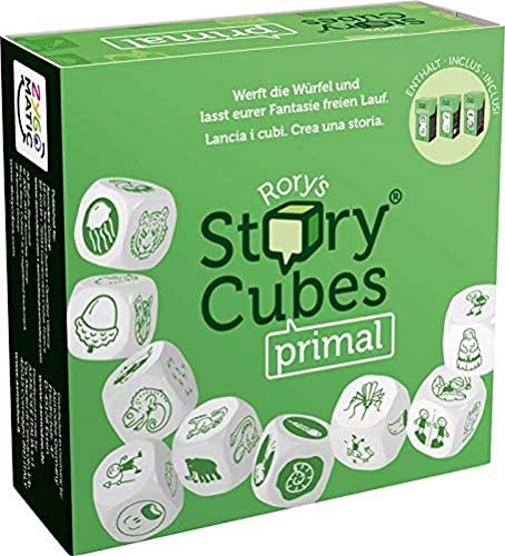 Asmodee | Zygomatic | Story Cubes – Primal | Familienspiel | Erzählspiel | 1-12 Spieler | Ab 6+ Jahren | 20+ Minuten | Deutsch von Zygomatic