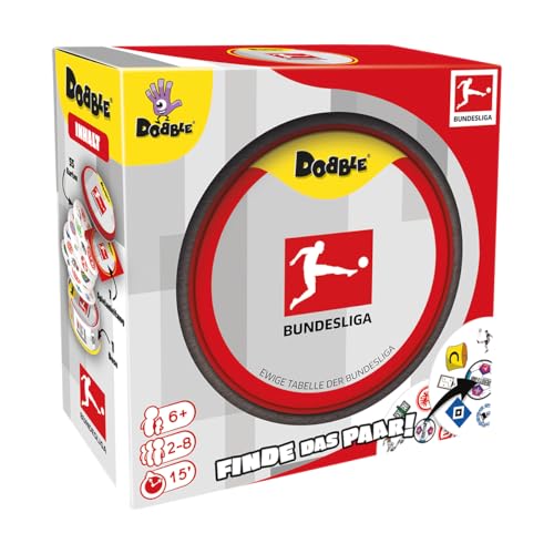 Zygomatic, Dobble Bundesliga, Familienspiel, Kartenspiel, 2-8 Spieler, Ab 6+ Jahren, 15 Minuten, Deutsch Zygomatic, Dobble Bundesliga, Familienspiel, Kartenspiel, 2-8 Spieler, Ab 6+ Jahren, 15 Minuten, Deutsch von Zygomatic