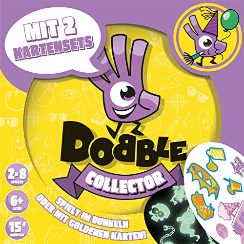 Zygomatic, Dobble Collector, Familienspiel, Kartenspiel, 2-8 Spieler, Ab 6+ Jahren, 15 Minuten, Deutsch Zygomatic, Dobble Collector, Familienspiel, Kartenspiel, 2-8 Spieler, Ab 6+ Jahren, 15 Minuten, Deutsch von Zygomatic