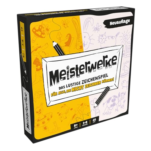 Zygomatic, Meisterwerke (Auflage 2025), Partyspiel, 3-8 Spieler, ab 8+ Jahren, 40 Minuten, Deutsch von Zygomatic