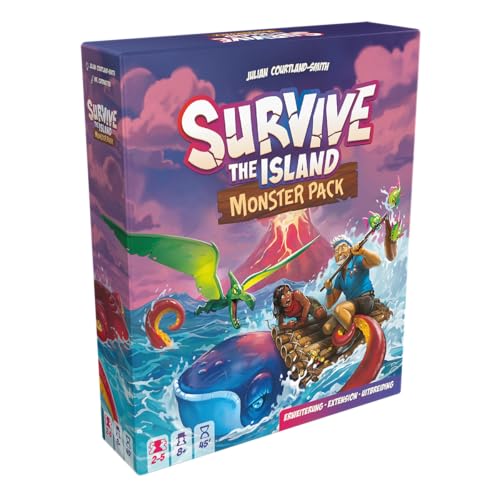 Zygomatic, Survive The Island – Monster Pack, Erweiterung, Familienspiel, Brettspiel, 2-5 Spieler, ab 8 Jahren, 45 Minuten, Deutsch, Mehrsprachig Zygomatic, Survive The Island – Monster Pack, Erweiterung, Familienspiel, Brettspiel, 2-5 Spieler, ab 8 Jahren, 45 Minuten, Deutsch, Mehrsprachig von Zygomatic