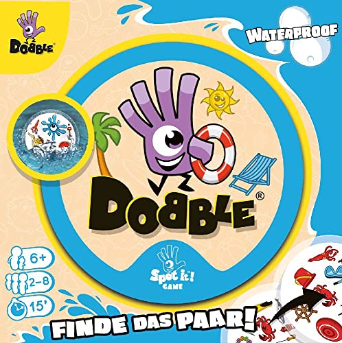 Zygomatic Asmodee Dobble Waterproof | Familienspiel | Kartenspiel | 2-8 Spieler | Ab 6+ Jahren | 15+ Minuten | Deutsch Zygomatic Asmodee Dobble Waterproof | Familienspiel | Kartenspiel | 2-8 Spieler | Ab 6+ Jahren | 15+ Minuten | Deutsch von Zygomatic