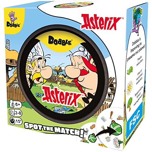 Zygomatic Dobble Asterix | Action- und Reflexionskartenspiel | ab 7 Jahren | 2 bis 8 Spieler | 15 Minuten pro Spiel | Spanisch von Zygomatic