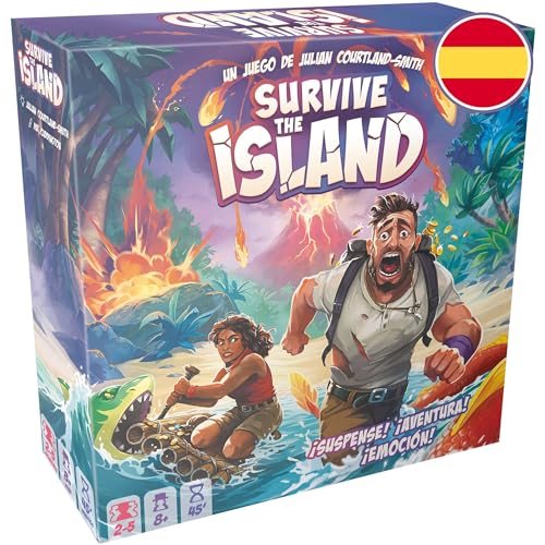 Zygomatic Überleben Sie die Insel, Familien-Survival-Brettspiel, Flucht mit Schätzen, Alter 8 Jahre, 2 bis 5 Spieler, 45 Minuten pro Spiel, Englisch Zygomatic Überleben Sie die Insel, Familien-Survival-Brettspiel, Flucht mit Schätzen, Alter 8 Jahre, 2 bis 5 Spieler, 45 Minuten pro Spiel, Englisch von Zygomatic