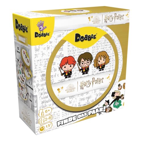 Zygomatic, Dobble Harry Potter, Eco Sleeve, Familienspiel, Kartenspiel, 2-8 Spieler, Ab 6+ Jahren, 15 Minuten, Deutsch Zygomatic, Dobble Harry Potter, Eco Sleeve, Familienspiel, Kartenspiel, 2-8 Spieler, Ab 6+ Jahren, 15 Minuten, Deutsch von Zygomatic