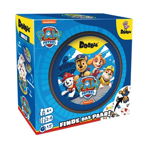 Zygomatic | Dobble Paw Patrol | Eco-Sleeves | Kinderspiel | Kartenspiel | 2-8 Spieler | Ab 4+ Jahren | 15 Minuten | Deutsch von Asmodee