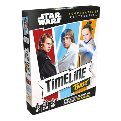 Zygomatic, Timeline Twist: Star Wars, Familienspiel, Kartenspiel, 2-6 Spieler, Ab 8+ Jahren, 20 Minuten, Deutsch von Zygomatic