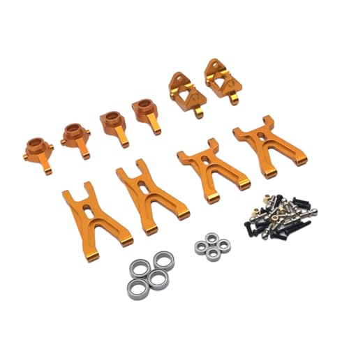 Zymoplas 1 stücke 1/18 Aluminium Legierung Upgrade Metall Teile Kit Für A949 Auf Straße Fahrzeuge Gehärtetes Metall RC Auto Zubehör ersatz Teile, Gold von Zymoplas