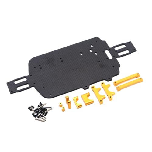 Zymoplas Chassis Für A949 Aluminiumlegierung On Road Fahrzeuge Zuverlässig 1 stücke RC Auto Zubehör Ersatzteile RC Upgrade Teil, Gold von Zymoplas