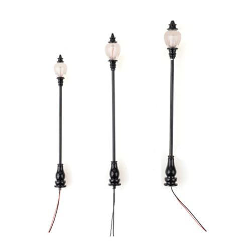 Zymoplas Gartenlampe Modell Puppengröße Dekorative LED Straßenlaterne Zeitgenössische Architektur Materialien DIY Handwerk Landschaftslicht , Modell 2 von Zymoplas