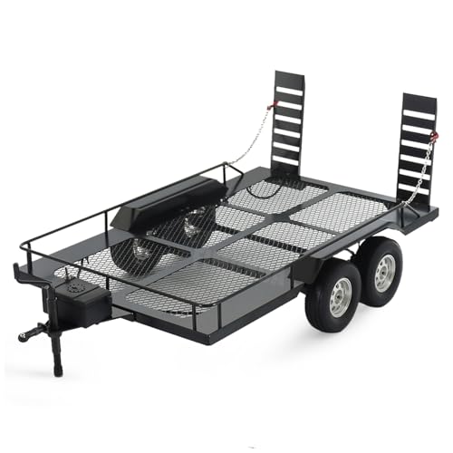 Zymoplas Vielfältige Optionen für Metallanhänger-Set, einfache Installation, breite Kompatibilität, Schwerlastwagen und ferngesteuerte Rock-Cars-Anhänger von Zymoplas