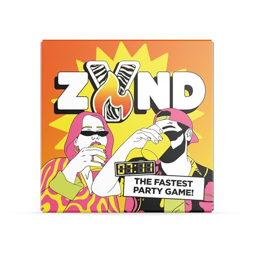 Zynd Partyspiel - Das ultimative Zeitspiel mit Timer - Wettkampf Game für Jeden - Lustiges Partygame für Erwachsene - Herausforderung mit Countdown - Perfekt für Feiern & gesellige Abende Zynd Partyspiel - Das ultimative Zeitspiel mit Timer - Wettkampf Game für Jeden - Lustiges Partygame für Erwachsene - Herausforderung mit Countdown - Perfekt für Feiern & gesellige Abende von Zynd