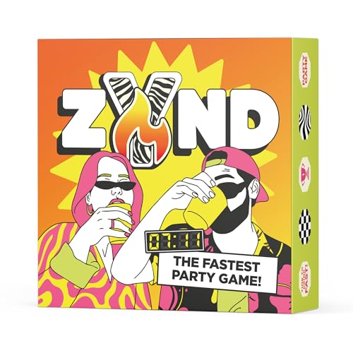 Zynd Partyspiel - Das ultimative Zeitspiel mit Timer - Wettkampf Game für Jeden - Lustiges Partygame für Erwachsene - Herausforderung mit Countdown - Perfekt für Feiern & gesellige Abende von Zynd