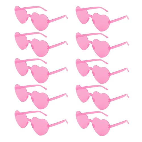 Zythrem 10 Paar Herz Sonnenbrille,Festival Outfit Damen Herzbrille Retro Kostüm Brille für Kinder Herren Damen 60er 70er 80er 90er Party Hippie Chic, Kleid Accessoires Zythrem 10 Paar Herz Sonnenbrille,Festival Outfit Damen Herzbrille Retro Kostüm Brille für Kinder Herren Damen 60er 70er 80er 90er Party Hippie Chic, Kleid Accessoires von Zythrem