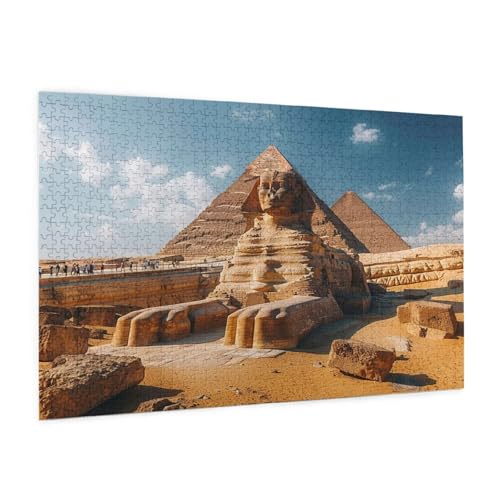 Ägypten Puzzle 1000 Teile Erwachsene Puzzle Pyramide Muster Design mit Geschenkbox-Verpackung als Geschenk für Frauen, Anspruchsvolle Familienaktivität für Anfänger, Zimmer Deko 75 x 50 cm -1125y Ägypten Puzzle 1000 Teile Erwachsene Puzzle Pyramide Muster Design mit Geschenkbox-Verpackung als Geschenk für Frauen, Anspruchsvolle Familienaktivität für Anfänger, Zimmer Deko 75 x 50 cm -1125y von Zyupwjyy