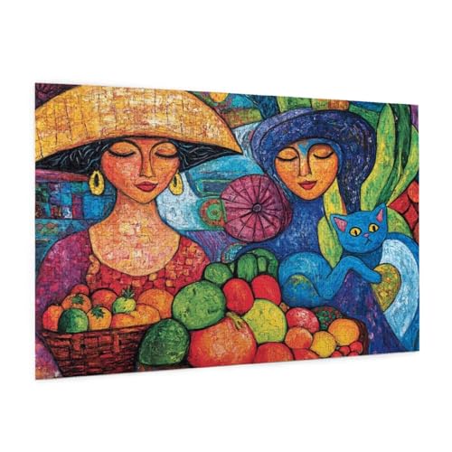 Abstrakt Puzzle 2000 Teile Erwachsene Puzzle Frau Muster Design mit Geschenkbox-Verpackung als Geschenk für Frauen, Anspruchsvolle Familienaktivität für Anfänger, Zimmer Deko 99 x 70 cm -1215y Abstrakt Puzzle 2000 Teile Erwachsene Puzzle Frau Muster Design mit Geschenkbox-Verpackung als Geschenk für Frauen, Anspruchsvolle Familienaktivität für Anfänger, Zimmer Deko 99 x 70 cm -1215y von Zyupwjyy