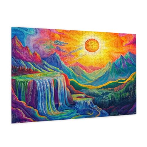 Abstrakt Puzzle 2000 Teile Erwachsene Puzzle Landschaft Muster Design mit Geschenkbox-Verpackung als Geschenk für Frauen, Anspruchsvolle Familienaktivität für Anfänger, Zimmer Deko 99 x 70 cm -1204y Abstrakt Puzzle 2000 Teile Erwachsene Puzzle Landschaft Muster Design mit Geschenkbox-Verpackung als Geschenk für Frauen, Anspruchsvolle Familienaktivität für Anfänger, Zimmer Deko 99 x 70 cm -1204y von Zyupwjyy
