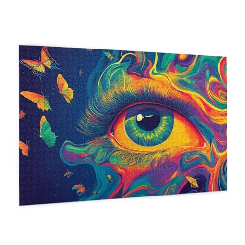 Abstrakt Puzzle 5000 Teile Erwachsene Puzzle Auge Muster Design mit Geschenkbox-Verpackung als Geschenk für Frauen, Anspruchsvolle Familienaktivität für Anfänger, Zimmer Deko 105 x 156 cm -1217y Abstrakt Puzzle 5000 Teile Erwachsene Puzzle Auge Muster Design mit Geschenkbox-Verpackung als Geschenk für Frauen, Anspruchsvolle Familienaktivität für Anfänger, Zimmer Deko 105 x 156 cm -1217y von Zyupwjyy