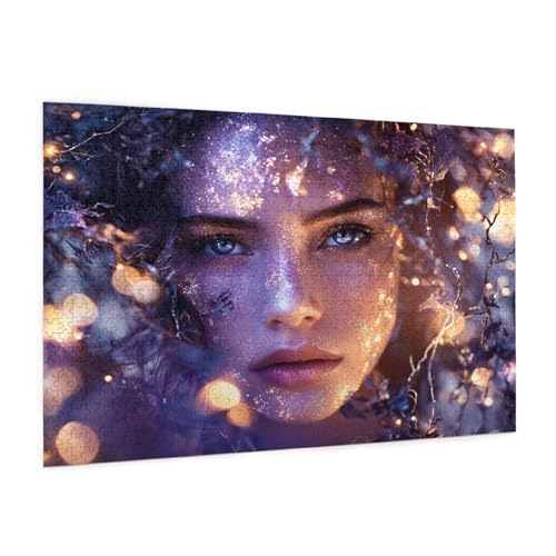 Abstrakt Puzzle 5000 Teile Erwachsene Puzzle Frau Muster Design mit Geschenkbox-Verpackung als Geschenk für Frauen, Anspruchsvolle Familienaktivität für Anfänger, Zimmer Deko 105 x 156 cm -54y von Zyupwjyy