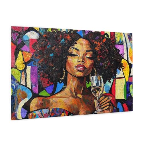 Afrika Puzzle 2000 Teile Erwachsene Puzzle Frau Muster Design mit Geschenkbox-Verpackung als Geschenk für Frauen, Anspruchsvolle Familienaktivität für Anfänger, Zimmer Deko 99 x 70 cm -1415y Afrika Puzzle 2000 Teile Erwachsene Puzzle Frau Muster Design mit Geschenkbox-Verpackung als Geschenk für Frauen, Anspruchsvolle Familienaktivität für Anfänger, Zimmer Deko 99 x 70 cm -1415y von Zyupwjyy