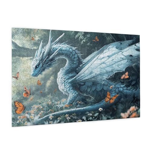 Anime Puzzle 1000 Teile Erwachsene Puzzle Drachen Muster Design mit Geschenkbox-Verpackung als Geschenk für Frauen, Anspruchsvolle Familienaktivität für Anfänger, Zimmer Deko 75 x 50 cm -1269y Anime Puzzle 1000 Teile Erwachsene Puzzle Drachen Muster Design mit Geschenkbox-Verpackung als Geschenk für Frauen, Anspruchsvolle Familienaktivität für Anfänger, Zimmer Deko 75 x 50 cm -1269y von Zyupwjyy