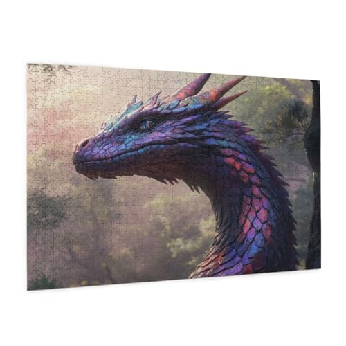 Anime Puzzle 1000 Teile Erwachsene Puzzle Drachen Muster Design mit Geschenkbox-Verpackung als Geschenk für Frauen, Anspruchsvolle Familienaktivität für Anfänger, Zimmer Deko 75 x 50 cm -1271y Anime Puzzle 1000 Teile Erwachsene Puzzle Drachen Muster Design mit Geschenkbox-Verpackung als Geschenk für Frauen, Anspruchsvolle Familienaktivität für Anfänger, Zimmer Deko 75 x 50 cm -1271y von Zyupwjyy