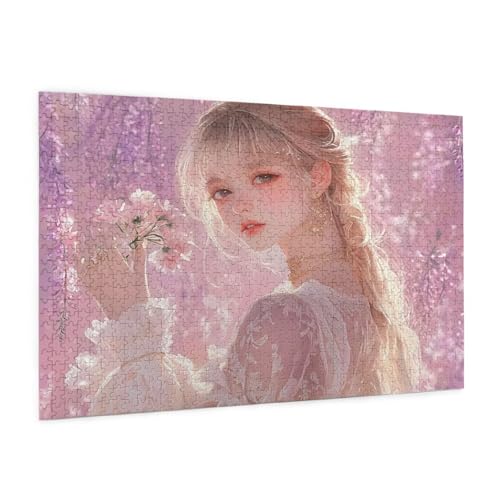 Anime Puzzle 1000 Teile Erwachsene Puzzle Mädchen Muster Design mit Geschenkbox-Verpackung als Geschenk für Frauen, Anspruchsvolle Familienaktivität für Anfänger, Zimmer Deko 75 x 50 cm -121y Anime Puzzle 1000 Teile Erwachsene Puzzle Mädchen Muster Design mit Geschenkbox-Verpackung als Geschenk für Frauen, Anspruchsvolle Familienaktivität für Anfänger, Zimmer Deko 75 x 50 cm -121y von Zyupwjyy