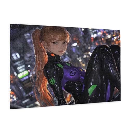 Anime Puzzle 2000 Teile Erwachsene Puzzle Mädchen Muster Design mit Geschenkbox-Verpackung als Geschenk für Frauen, Anspruchsvolle Familienaktivität für Anfänger, Zimmer Deko 99 x 70 cm -129y von Zyupwjyy