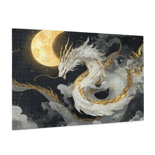 Anime Puzzle 300 Teile Erwachsene Puzzle Drachen Muster Design mit Geschenkbox-Verpackung als Geschenk für Frauen, Anspruchsvolle Familienaktivität für Anfänger, Zimmer Deko 40 x 28 cm -113y Anime Puzzle 300 Teile Erwachsene Puzzle Drachen Muster Design mit Geschenkbox-Verpackung als Geschenk für Frauen, Anspruchsvolle Familienaktivität für Anfänger, Zimmer Deko 40 x 28 cm -113y von Zyupwjyy
