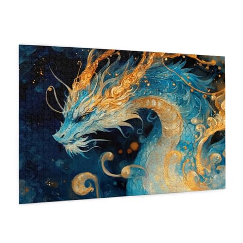 Anime Puzzle 300 Teile Erwachsene Puzzle Drachen Muster Design mit Geschenkbox-Verpackung als Geschenk für Frauen, Anspruchsvolle Familienaktivität für Anfänger, Zimmer Deko 40 x 28 cm -1273y Anime Puzzle 300 Teile Erwachsene Puzzle Drachen Muster Design mit Geschenkbox-Verpackung als Geschenk für Frauen, Anspruchsvolle Familienaktivität für Anfänger, Zimmer Deko 40 x 28 cm -1273y von Zyupwjyy