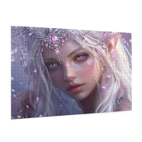 Anime Puzzle 300 Teile Erwachsene Puzzle Elf Muster Design mit Geschenkbox-Verpackung als Geschenk für Frauen, Anspruchsvolle Familienaktivität für Erwachsene Anfänger, Zimmer Deko 40 x 28 cm -108y Anime Puzzle 300 Teile Erwachsene Puzzle Elf Muster Design mit Geschenkbox-Verpackung als Geschenk für Frauen, Anspruchsvolle Familienaktivität für Erwachsene Anfänger, Zimmer Deko 40 x 28 cm -108y von Zyupwjyy