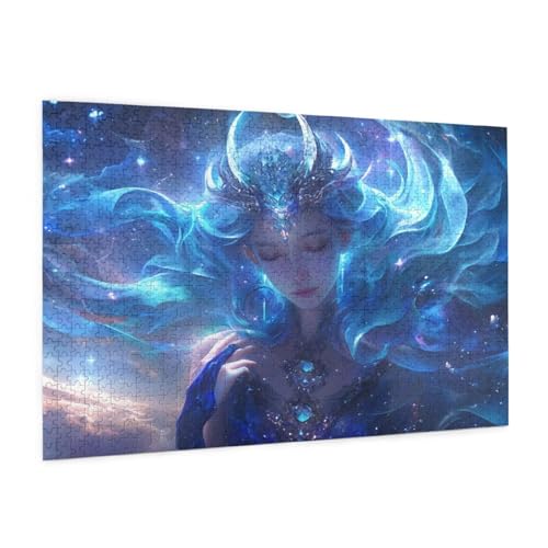 Anime Puzzle 300 Teile Erwachsene Puzzle Mädchen Muster Design mit Geschenkbox-Verpackung als Geschenk für Frauen, Anspruchsvolle Familienaktivität für Anfänger, Zimmer Deko 40 x 28 cm -1286y von Zyupwjyy