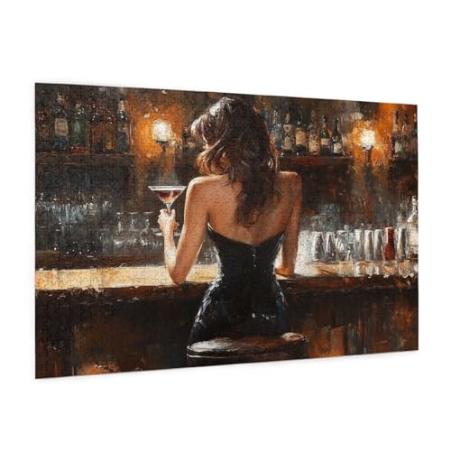 Bar Puzzle 2000 Teile Erwachsene Puzzle Frau Muster Design mit Geschenkbox-Verpackung als Geschenk für Frauen, Anspruchsvolle Familienaktivität für Erwachsene Anfänger, Zimmer Deko 99 x 70 cm -745y Bar Puzzle 2000 Teile Erwachsene Puzzle Frau Muster Design mit Geschenkbox-Verpackung als Geschenk für Frauen, Anspruchsvolle Familienaktivität für Erwachsene Anfänger, Zimmer Deko 99 x 70 cm -745y von Zyupwjyy