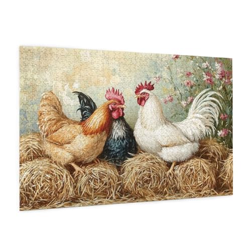 Bauernhof Puzzle 1000 Teile Erwachsene Puzzle Tier Muster Design mit Geschenkbox-Verpackung als Geschenk für Frauen, Anspruchsvolle Familienaktivität für Anfänger, Zimmer Deko 75 x 50 cm -942y Bauernhof Puzzle 1000 Teile Erwachsene Puzzle Tier Muster Design mit Geschenkbox-Verpackung als Geschenk für Frauen, Anspruchsvolle Familienaktivität für Anfänger, Zimmer Deko 75 x 50 cm -942y von Zyupwjyy