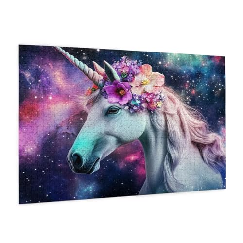 Blume Puzzle 1000 Teile Erwachsene Puzzle Einhorn Muster Design mit Geschenkbox-Verpackung als Geschenk für Frauen, Anspruchsvolle Familienaktivität für Anfänger, Zimmer Deko 75 x 50 cm -1744y Blume Puzzle 1000 Teile Erwachsene Puzzle Einhorn Muster Design mit Geschenkbox-Verpackung als Geschenk für Frauen, Anspruchsvolle Familienaktivität für Anfänger, Zimmer Deko 75 x 50 cm -1744y von Zyupwjyy