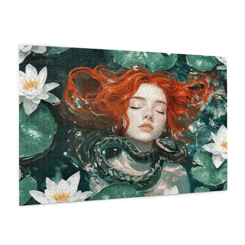 Blume Puzzle 1000 Teile Erwachsene Puzzle Mädchen Muster Design mit Geschenkbox-Verpackung als Geschenk für Frauen, Anspruchsvolle Familienaktivität für Anfänger, Zimmer Deko 75 x 50 cm -623y Blume Puzzle 1000 Teile Erwachsene Puzzle Mädchen Muster Design mit Geschenkbox-Verpackung als Geschenk für Frauen, Anspruchsvolle Familienaktivität für Anfänger, Zimmer Deko 75 x 50 cm -623y von Zyupwjyy